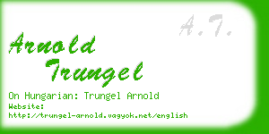 arnold trungel business card